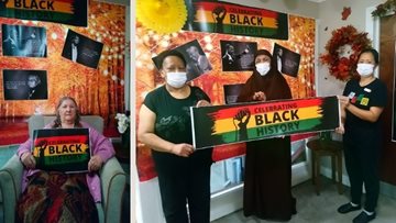 Black History Month celebration at Aston House care home